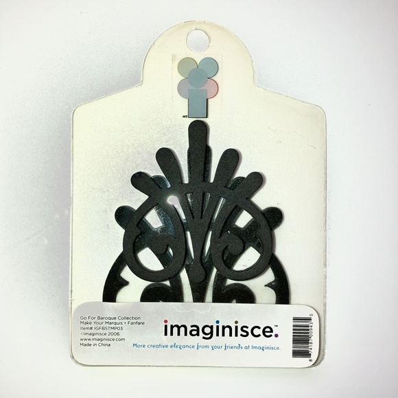 IMAGINISCE. Baroque Double Sided Acrylic Mount Foam Rubber Stamps, Set of 3 NEW! - Picture 8 of 9